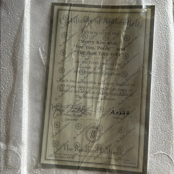 Disney Winnie the Pooh Holiday Ornament Trio - Picture 12 of 12